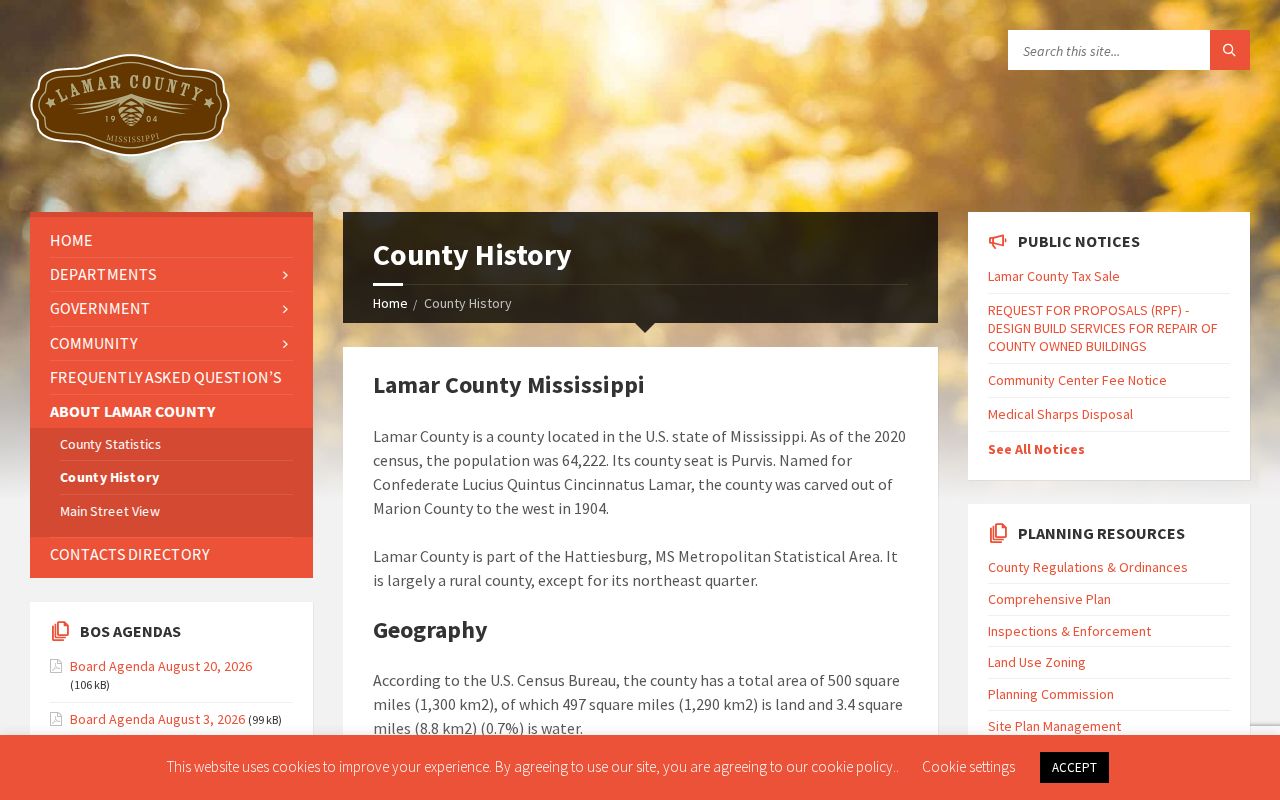 Lamar County court docket Purvis county-seat context