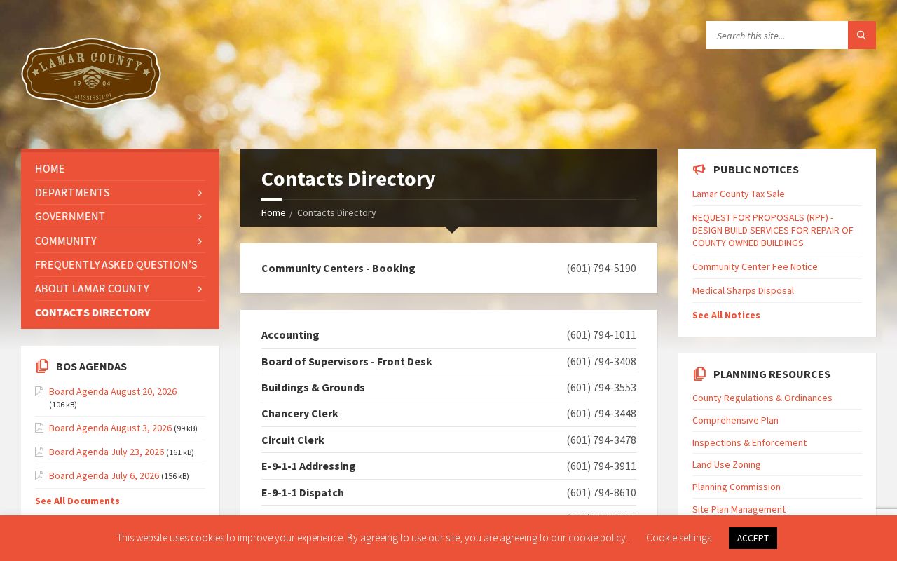 Lamar County court docket clerk contact information