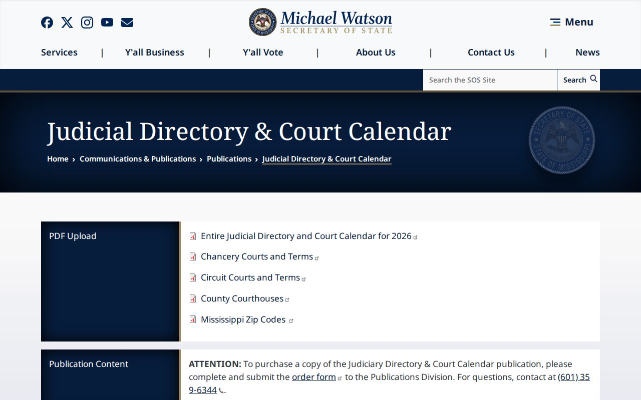 Lamar County court docket calendar and court term source